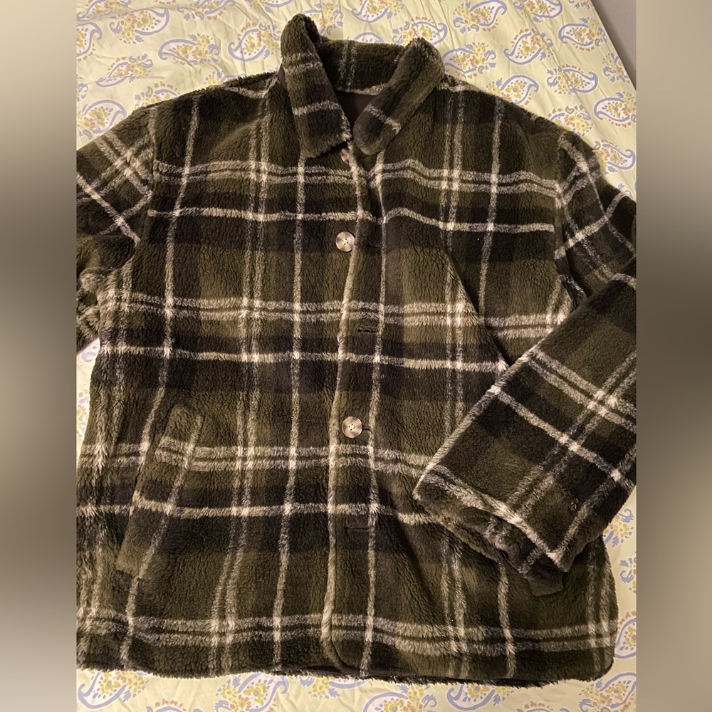 EXPRESS boxy shacket